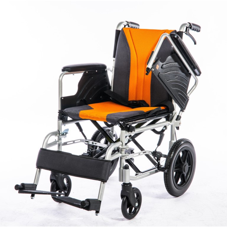 《好康醫療網》均佳機械式輪椅-鋁合金(小輪)JW-160(扶手可後掀)(輔具特約經銷商)(輪椅B款)附加功能A