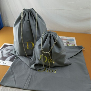 大牌奢侈品防塵袋 適用於迪奧DIOR防塵袋 分類整理收納袋 衣物鞋子整理袋 抽繩束口防塵袋 防潮袋