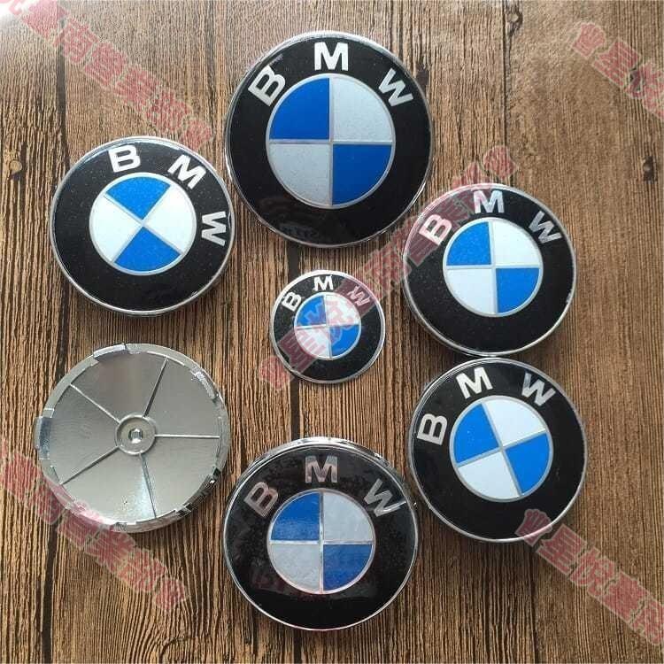 新竹免運☄BMW車標 改裝套標 前后標 方向盤標志 輪轂蓋標 X5/E70/X6/E71/E90/X3/X1/Z4