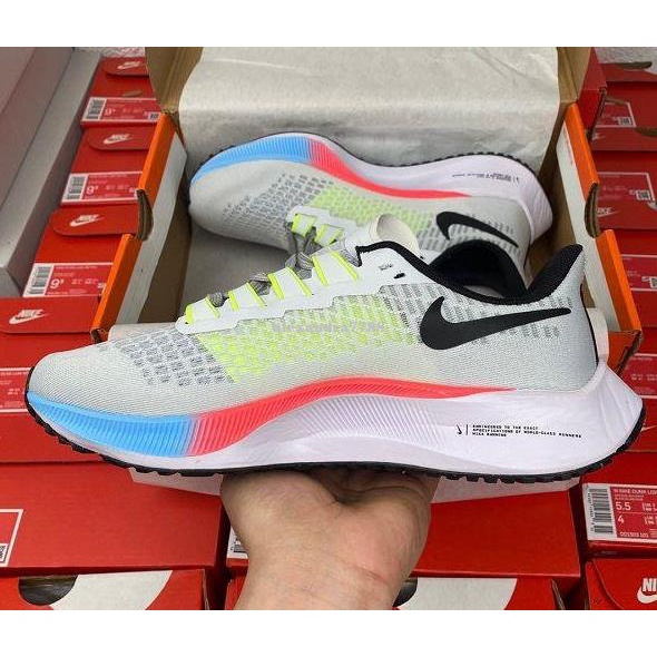 Nike Zoom Pegasus 37 灰綠 網面 透氣時尚百搭慢跑鞋 CZ9308-001