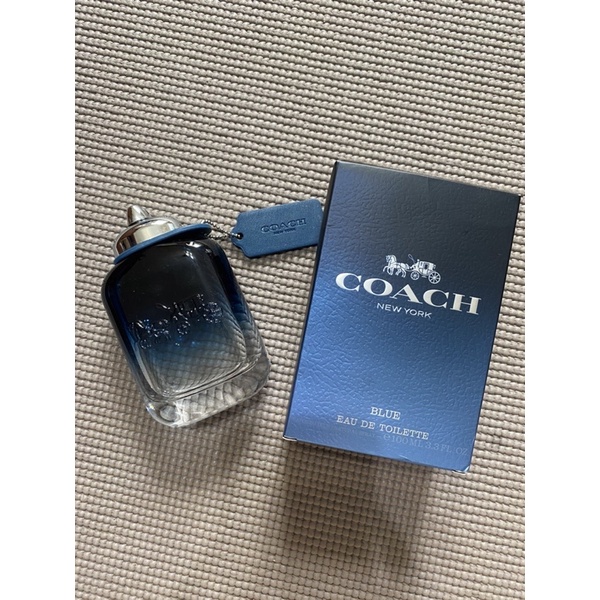 二手現貨！Coach Blue 時尚藍調男性淡香水 100ml