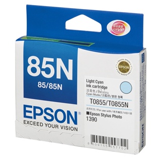 愛普生 EPSON C13T122500 (85N) 淡藍色 墨水匣 T122500 噴墨印表機 適用Photo1390