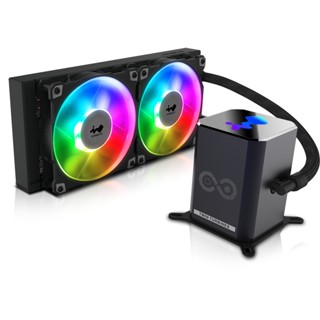 迎廣 IN WIN SR24 Pro AIO Cooling CPU一體式水冷散熱器 雙渦輪 鋁製冷頭 專業級風扇