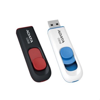 威剛 ADATA C008 16GB 32GB 行動碟 隨身碟 黑紅/白藍 正推伸縮USB 滑動式隨身碟 原廠全新品