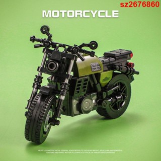 免運🔥模型車 機車模型 交通模型 車模型 男生禮物 交換禮物美國隊長摩托車相容樂高復仇者聯盟漫威英雄鋼鐵俠人仔男積木玩