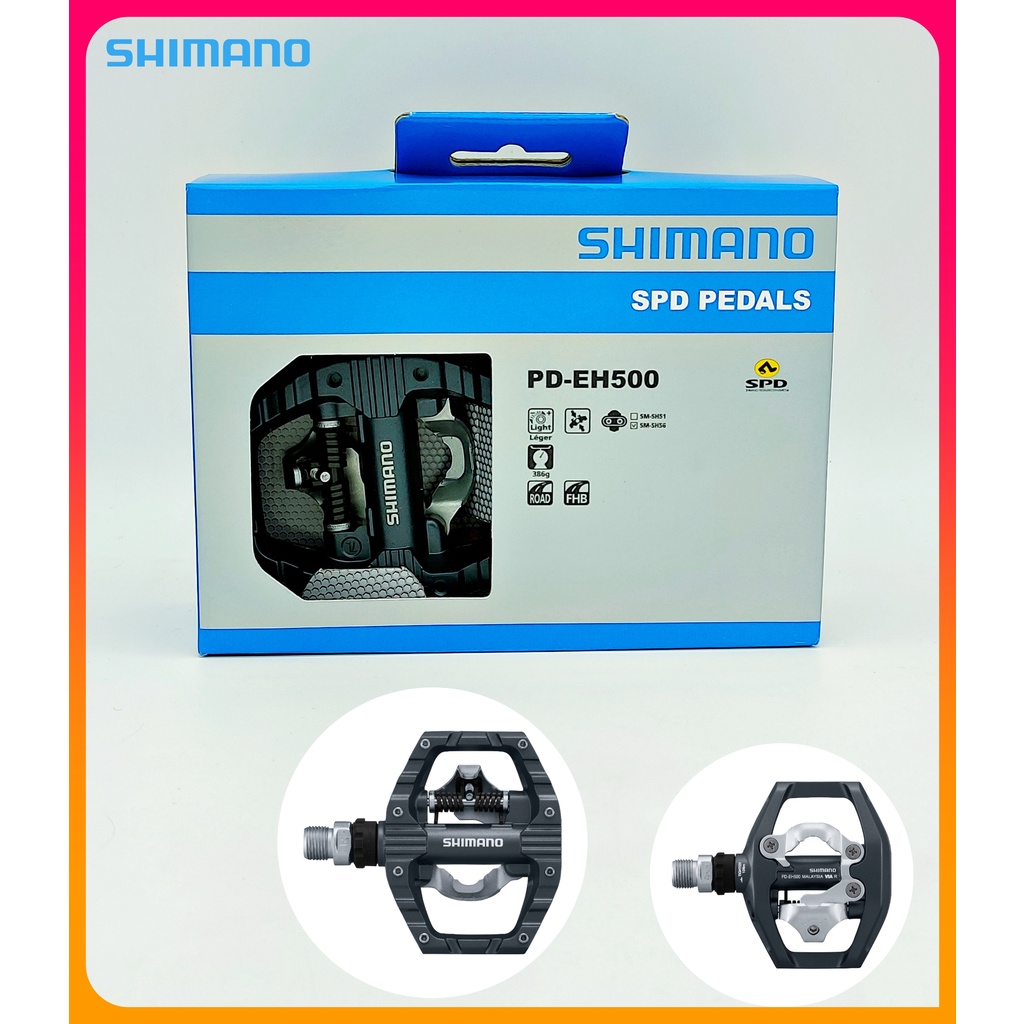 騎樂●公司貨●Shimano PD-EH500 SPD 卡踏/附SH56扣片/EPDEH500/公路車 登山車 踏板