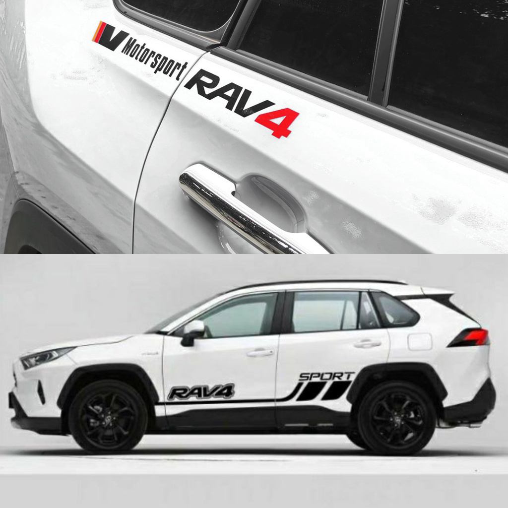 RAV4 三代 四代 五代 3代 4代 5代 5.5代 車身貼油電 拉花貼紙 前檔貼 後檔貼 貼膜 車側貼 遮痕貼 貼膜