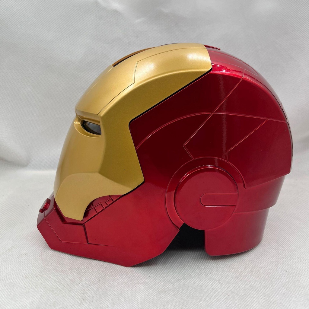 🔥 好物嚴選 🔥鋼鐵俠 MK7頭盔1:1 眼睛可髮光可穿戴模型道具麵具兒童玩具 PBDF