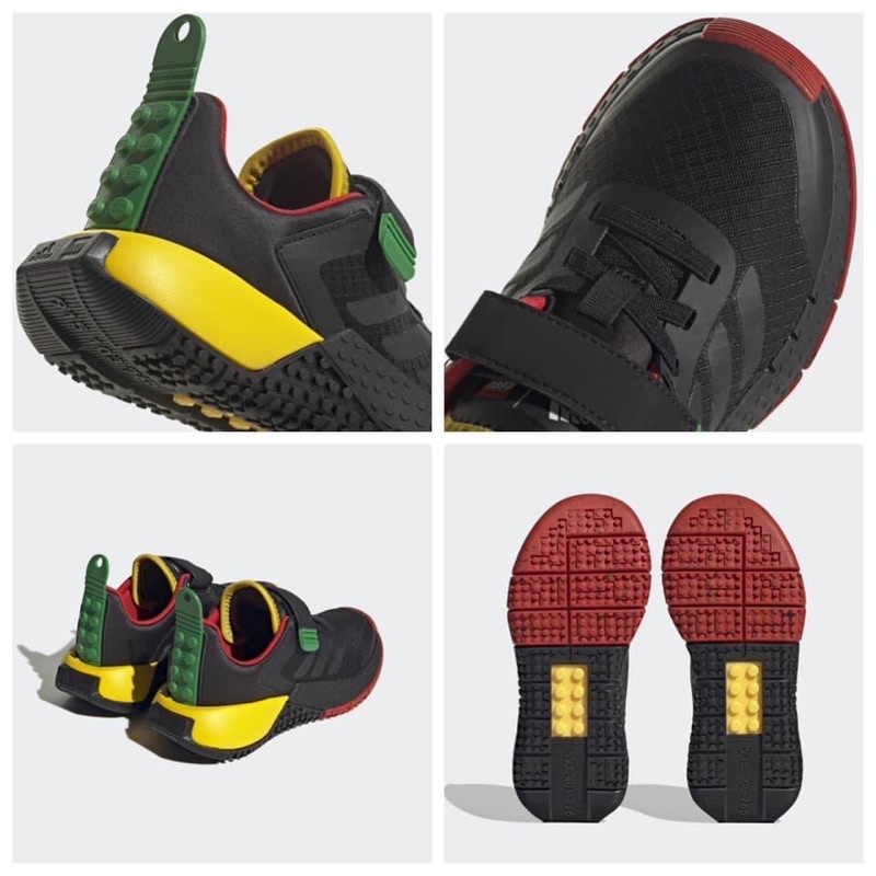 全新ADIDAS LEGO 童鞋 HQ1311 黑色