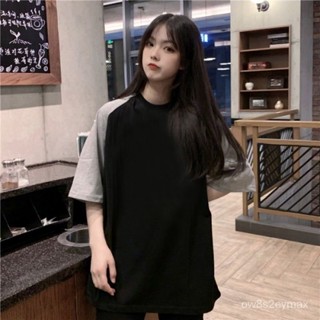 GP實拍 夏天衣服 女生上衣 流行衣服女 t恤女 韓版短袖上衣原宿風短袖T恤女夏學生bf風社會中長款韓版潮寬鬆網紅in