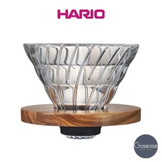HARIO V60橄欖木01/02玻璃濾杯 VDG-01-OV VDG-02-OV-EX Gusense Select