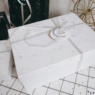 🎁禮品盒👍2025新款禮品盒空盒子ins男朋友大號小眾輕奢禮盒衣服生日包裝禮物盒白色 整體禮品包裝盒 高階禮盒 走心禮盒