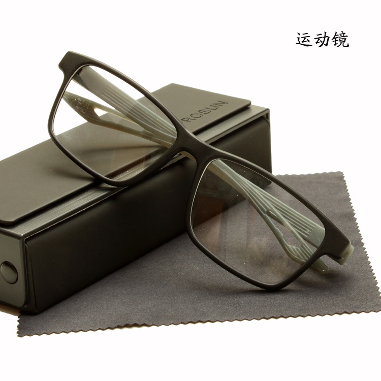 時尚黑框運動眼鏡 可以配近視籃球眼鏡框 多功防滑眼鏡架AD56-58