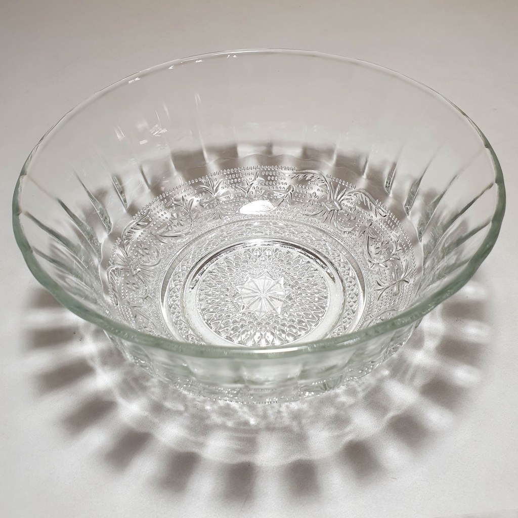 雕花 玻璃 玻璃碗 沙拉碗 水果碗 碗 ♥ 現貨 ♥