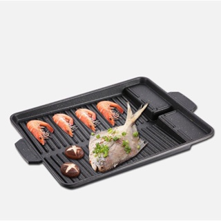Home Non-stick Griddle Grill Frying Pan Kitchen Outdoor Barb