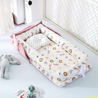 保護嬰兒❁^_^❁嬰兒床可折疊多功能便攜式小床新生兒床中床寶寶睡覺仿生床BB床