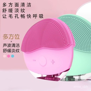 潔麵儀洗臉儀神器矽膠電動臉部按摩傢用充電式震動美容毛孔清潔器 S6DM