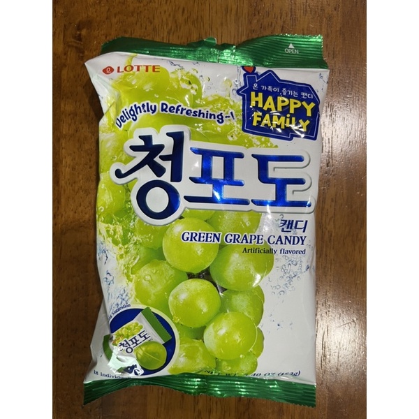 LOTTE 青葡萄糖 原產地韓國