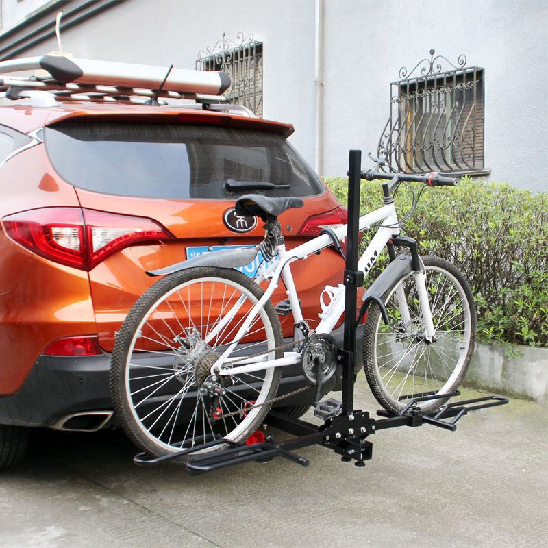 #爆款直銷*欣川SUV車尾載自行車架行李架-方口自行車拖車架腳踏板單車架