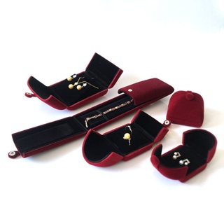 【台灣熱賣】高檔絨佈珠寶首飾包裝盒求婚戒指對戒盒項鏈耳環手鐲手鏈飾品禮盒