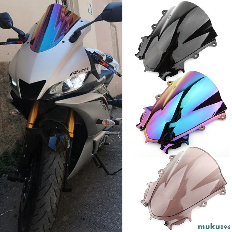 【YW】適用雅馬哈 YZF600 R6 17-20年 前擋風玻璃 風擋風鏡導流罩 前風擋 風鏡 擋風配件 機車擋風