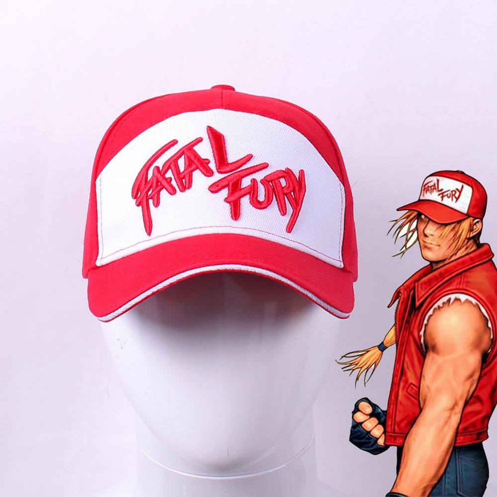 Fatal Fury 拳皇泰利 餓狼傳說網帽 刺繡鴨舌帽純棉棒球帽子網帽