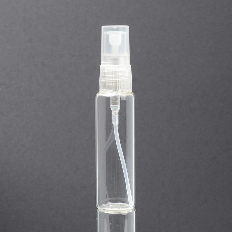 十個起賣 批發10ML試管香水瓶噴瓶噴霧瓶分裝空瓶透明玻璃小瓶子