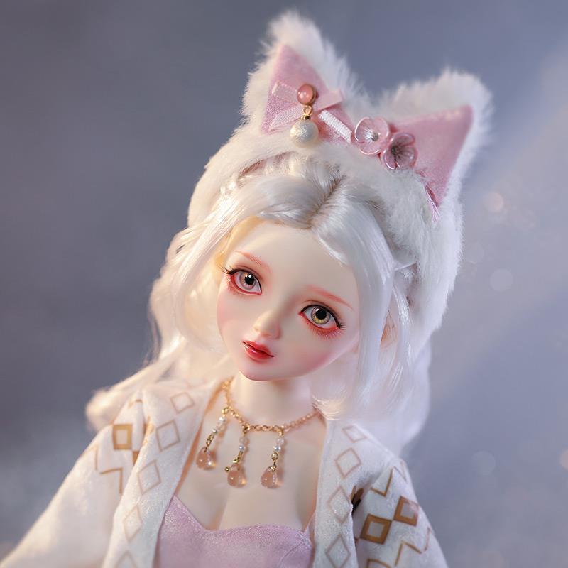 名創優品✨2023bjd4分高級樹脂Tarly塔莉sd 新日式風格貓耳朵人偶娃娃生日送