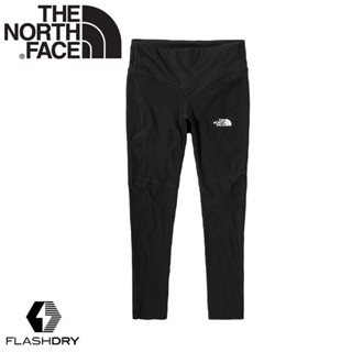 【The North Face 女 透氣排汗運動長褲《黑》】5391/吸濕排汗休閒緊身褲/瑜伽褲