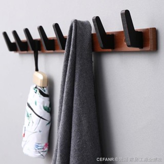 衣帽架掛 免打孔 玄關掛衣鈎 壁掛衣鈎 衣架 免釘實木掛架 掛衣鉤免釘 衣帽鉤掛衣鉤 免打孔掛衣鉤衣服收納掛衣架門後玄關