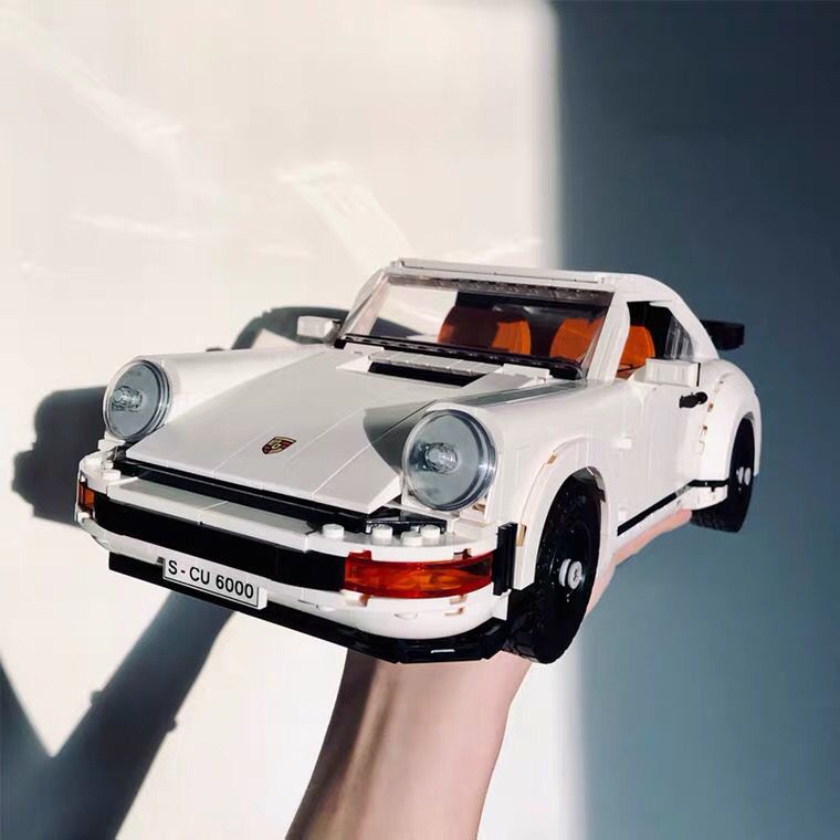 🔥台灣現貨🔥兼容樂高積木復古保時捷911turbo跑車高難度成年拼裝益智玩具模型