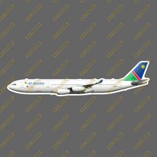 奈米比亞航空 A340 擬真民航機3M貼紙 防水 尺寸165MM