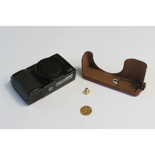 ┅✳№適用Ricoh/理光GRIII相機包 gr3保護皮套 GR3X半套底座 griii配件