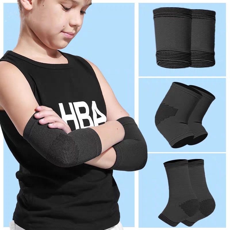 【Mi】兒童護膝 運動護具 護肘 護腕 護具套裝 跆拳道護具 防撞護具 籃球 足球 直排輪 羽毛球 騎行 寶寶護膝
