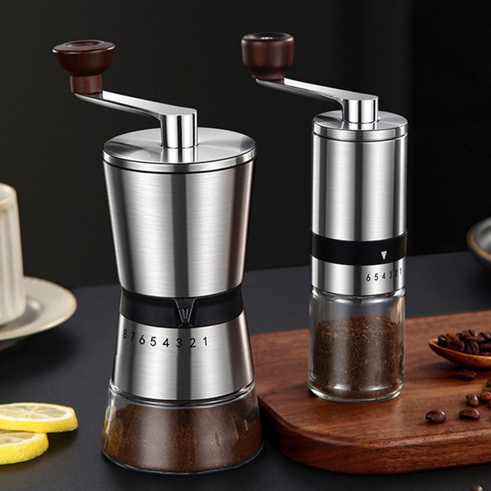 不鏽鋼手搖咖啡磨豆機手動研磨機可水洗陶瓷磨芯手磨咖啡機