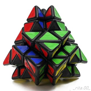 有貨 魔術方塊高階魔方金字塔魔方 火焰山金字塔 兒童益智型魔方3D玩具玩具客製魔術方塊