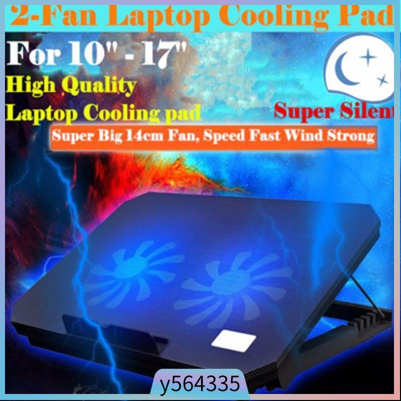 S200 Laptop 2- Fan Cooler Pad LED Notebook Cooler Computer U