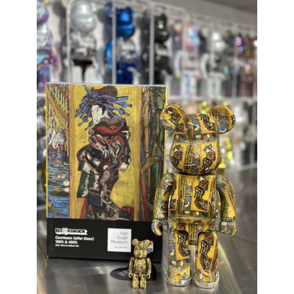 BE@RBRICK 庫柏力克熊 bearbrick  VAN GOGH 梵谷 藝妓 400%+100%