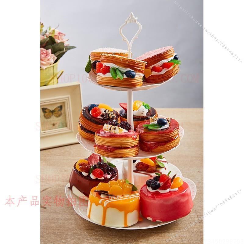 臺灣模具🍕網紅仿真奶油做蛋糕家家玩具藍莓草莓水果蛋糕面包軟香假食物裝飾 不能吃