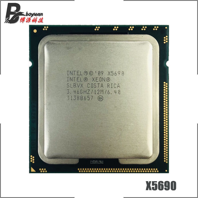 ♛【】Intel Xeon X5690 3.4 GHz 二手六核十二線程 CPU