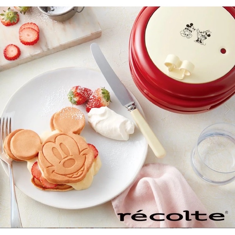 全新~Recolte 日本麗克特-微笑鬆餅機 RSM-1(MK) / RSM-1附米奇造型烤盤、4種造型烤盤
