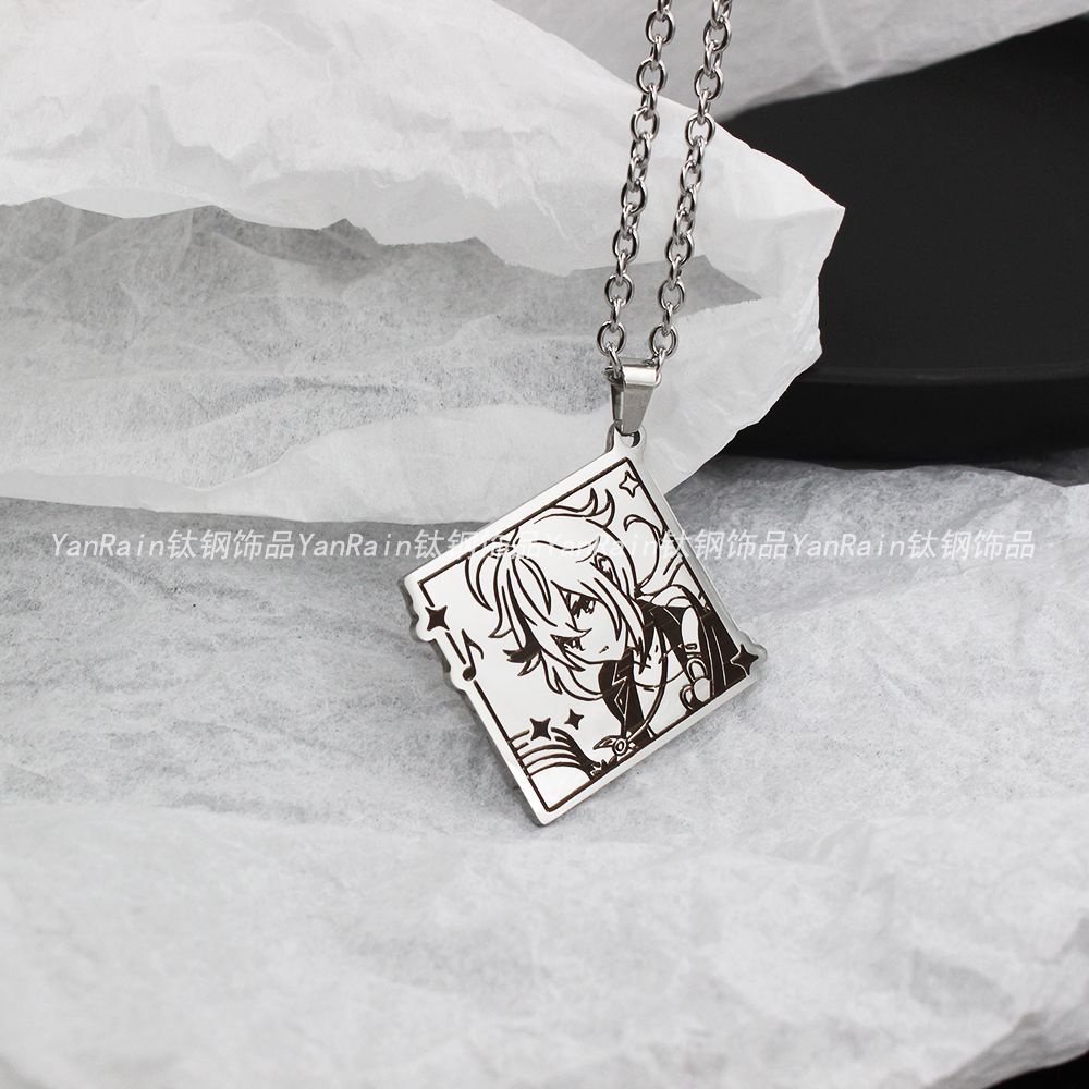 楓原萬葉周邊 線上音樂會原神項鏈楓原萬葉芭芭拉八重神子掛件游戲周邊Genshin 原神周邊