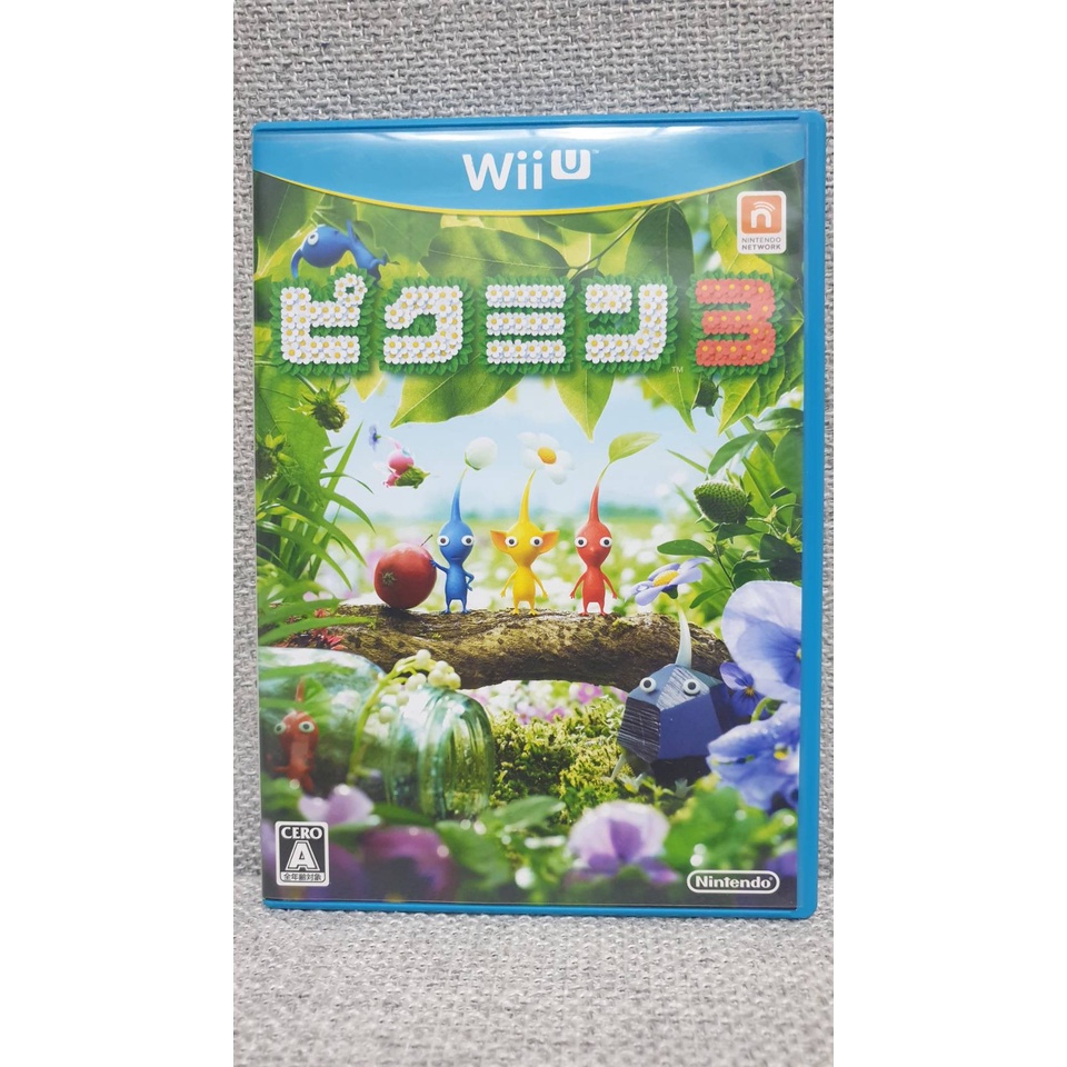WiiU Wii U 二手 皮克敏 皮克敏星球探險 3 Pikmin 3 日文版