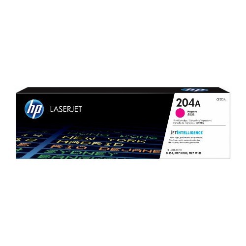 HP 惠普 CF513A HP 204A 洋紅色 原廠碳粉匣 Color LaserJet M154nw／M181fw