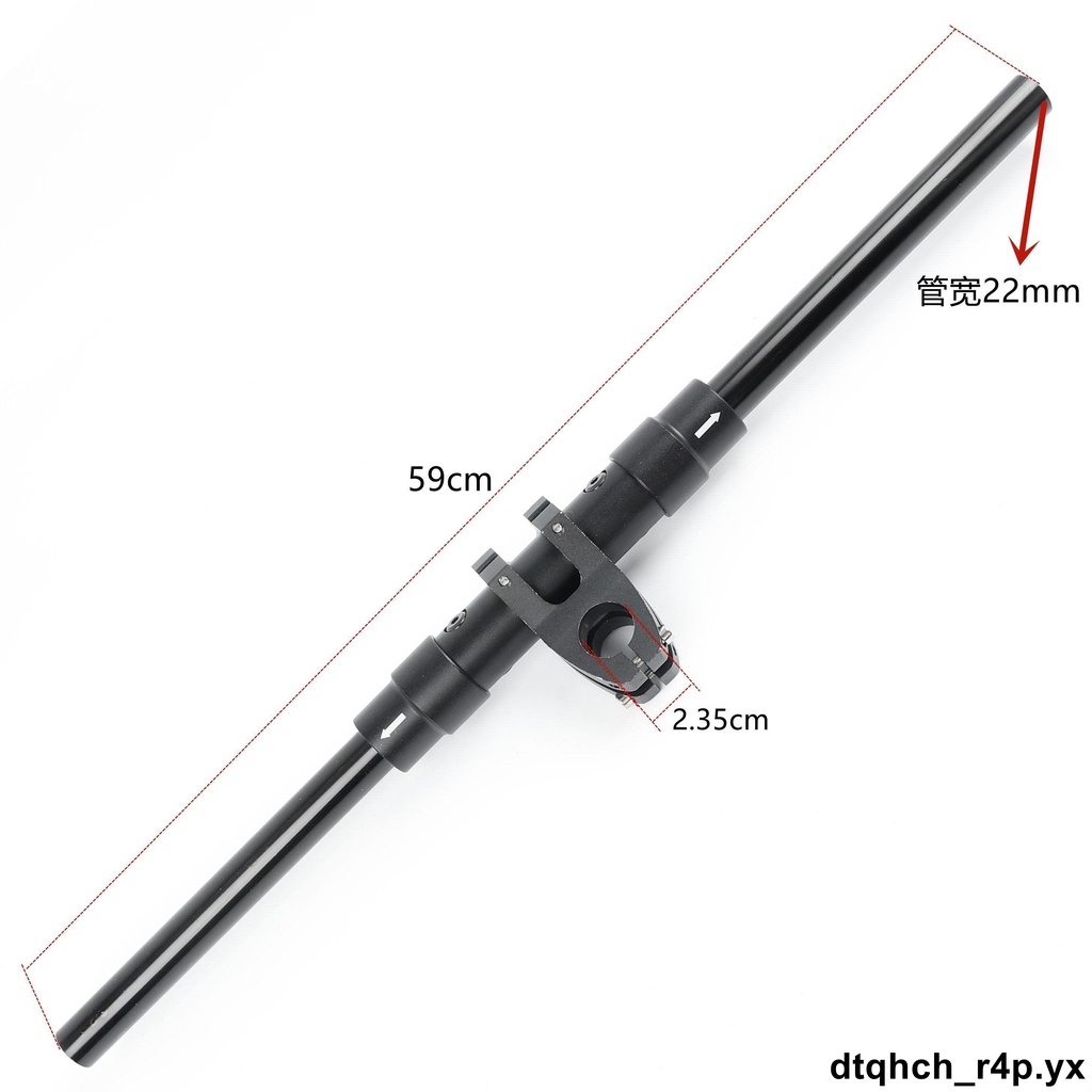 ♥熱銷品#電動滑板車折疊車改裝手把桿龍頭桿折疊把手自行車全鋁車把丁字桿
