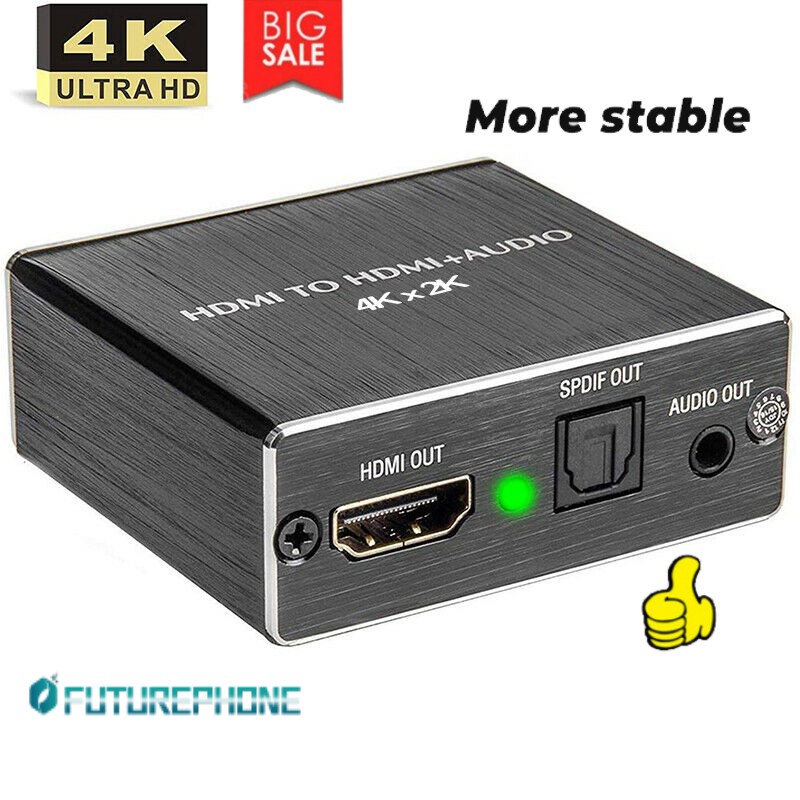 4 K x 2 K HDMI audio extractor + Optische TOSLINK SPDIF + 3.