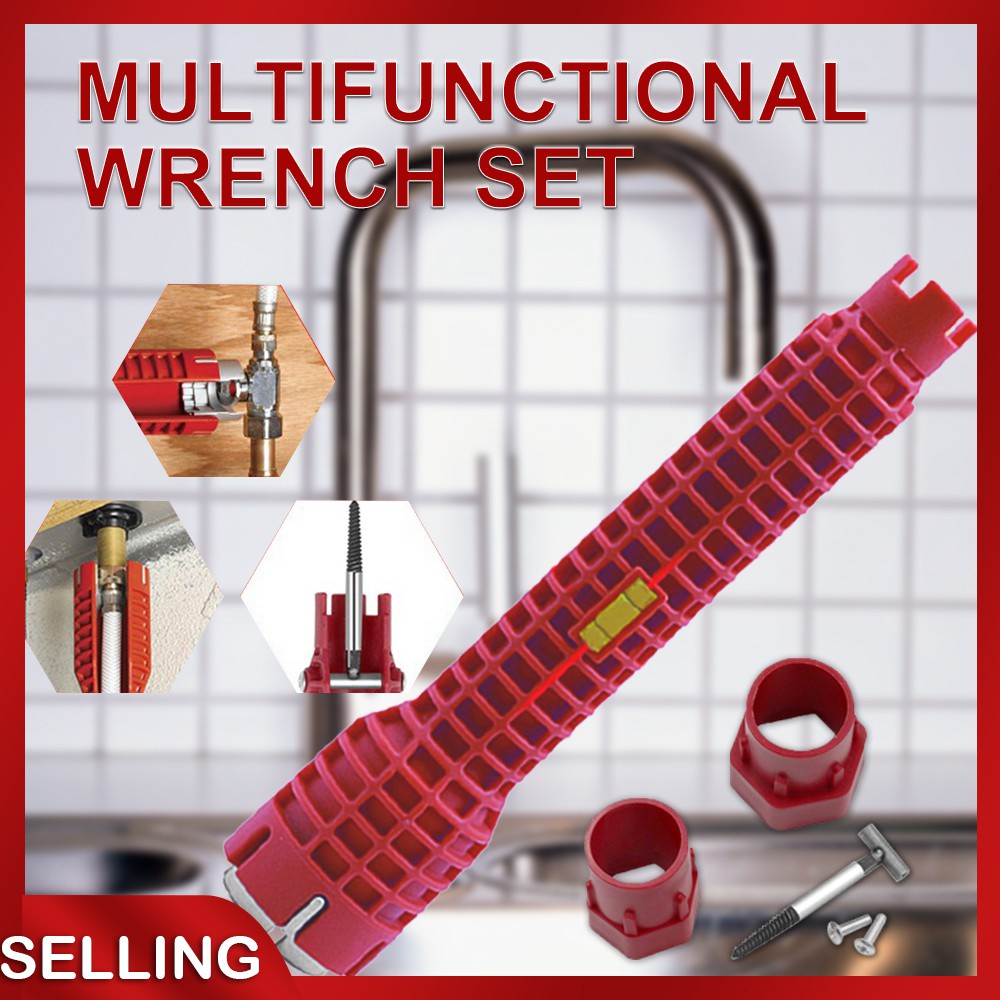 8 In 1 Faucet and Sink Installer Multifunctional Wrench Tool
