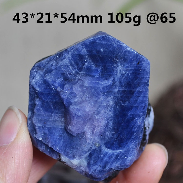 非洲礦區開采貴重紫寶石藍寶石剛玉雙色裸石天然原料原礦原石毛
