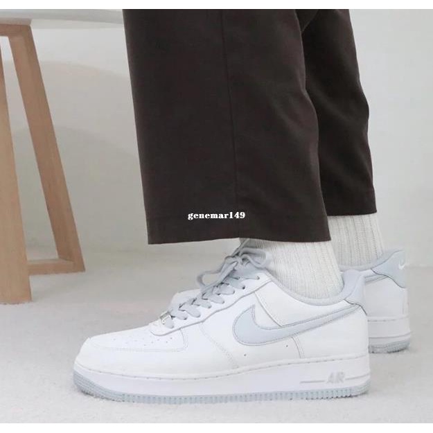 NIKE Air Force 1 GS AF1 珍珠白 白冰藍 休閒百搭板鞋CT3839106女鞋