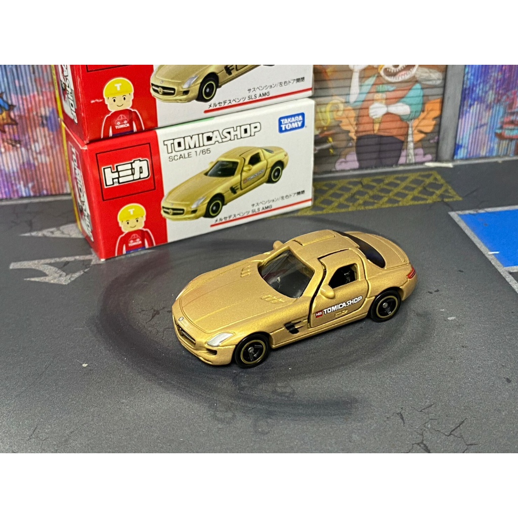 TOMICA-B05-已拆封-SHOP限定 賓士鷗翼SLS AMG